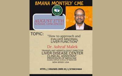 BMANA Monthly CME, August 2023