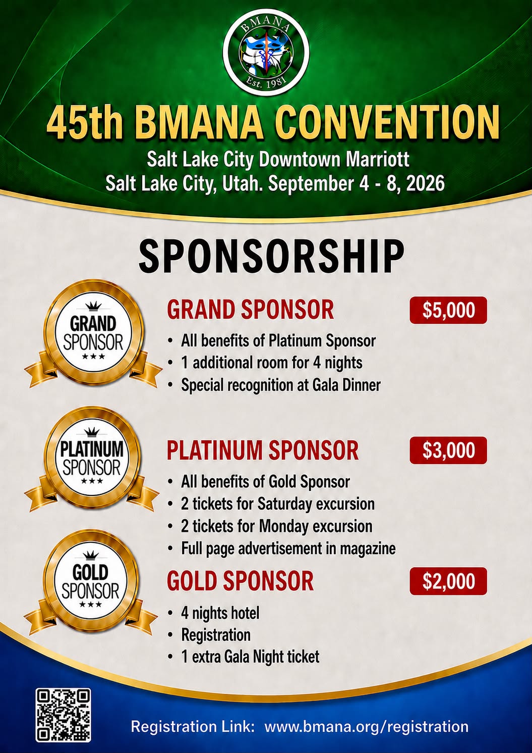 Be a sponsor at BMANA
